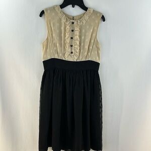 MILLY Chiffon Ruffled Sleeveless Dress, 4